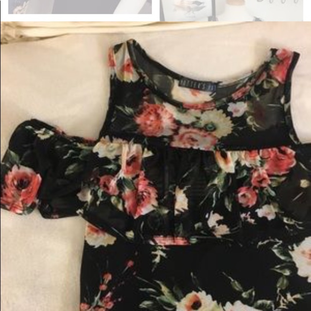Off the shoulder floral dress